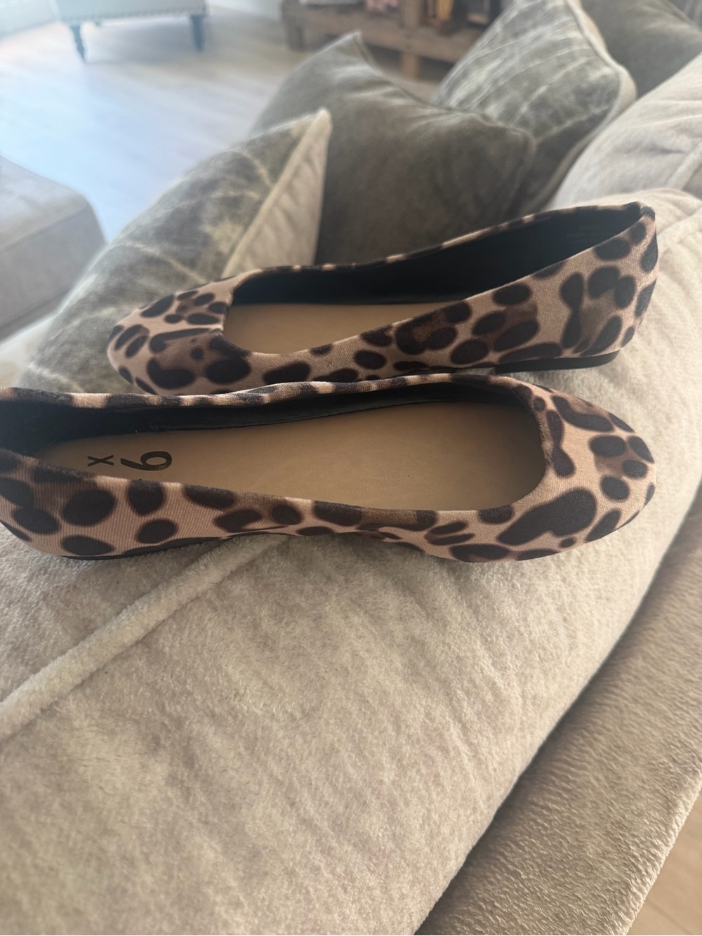 Mix No. 6 Leopard Ballet Flats in Brown and Black
